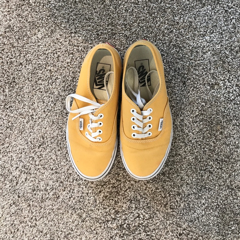 yellow old skool vans